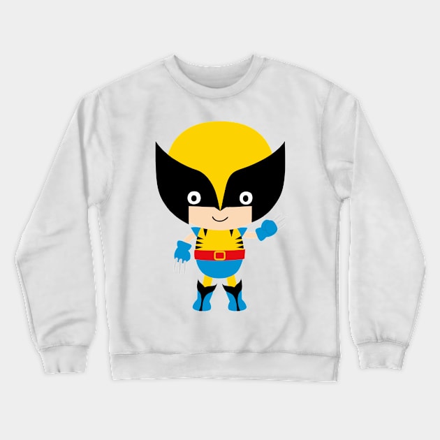 funny superhero Crewneck Sweatshirt by rendypanda0026